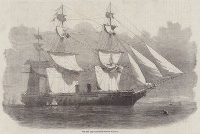 The New Iron Clad Steam-Frigate Warrior by Edwin Weedon